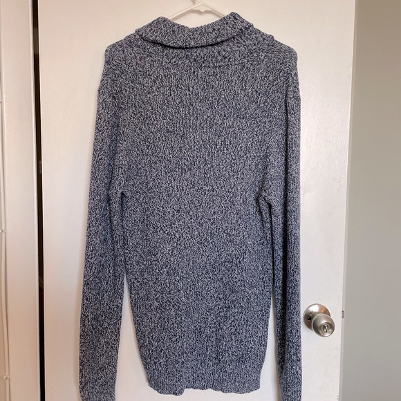 American Rag Shawl Collar Cable Knit Sweater - Size L - Picture 6 of 10